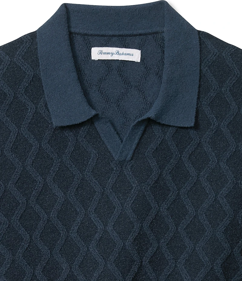 Tommy Bahama Ocean Waters Short Sleeve Polo Shirt