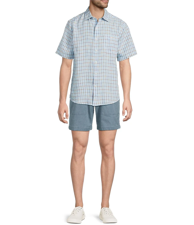 Tommy Bahama Ohana Beach Pull-On 8#double; Inseam Shorts