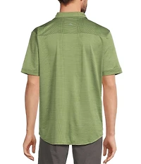 Tommy Bahama Palm Coast Cascade Vines Jacquard Short Sleeve Woven Camp Shirt