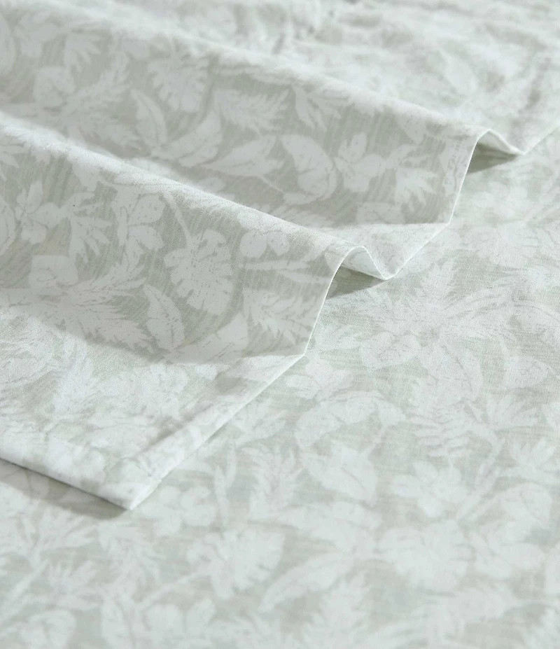 Tommy Bahama Palm Day Print Cotton Percale Sheet Set