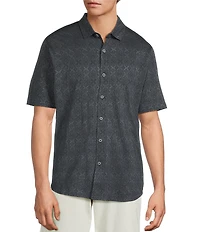 Tommy Bahama Palm Fresco Tiles Camp Short Sleeve Woven Shirt