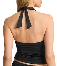 Tommy Bahama Palm Modern Solid Ring Tankini Swim Top