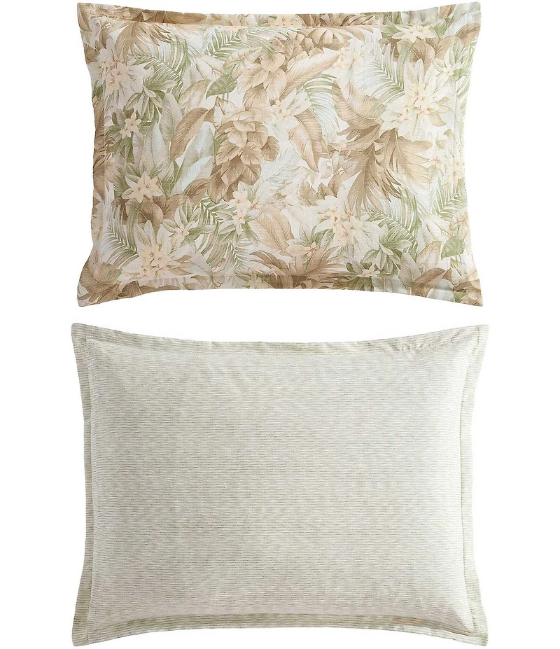Tommy Bahama Palm Paradise Cotton Reversible Comforter Mini Set