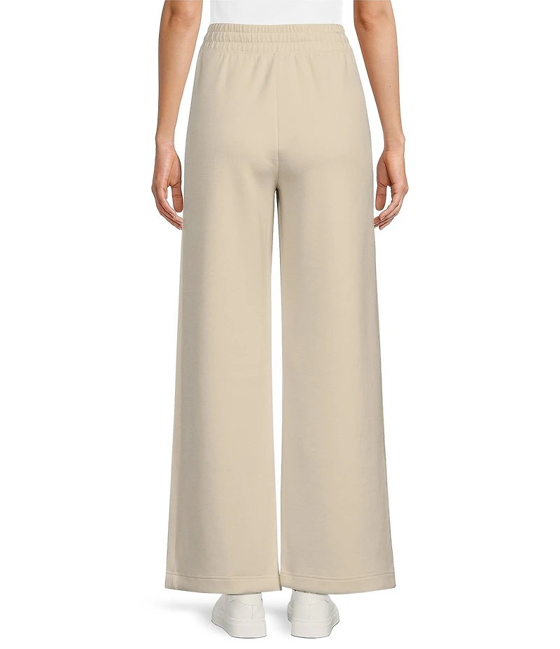 Tommy Bahama Palm Voyage 4-Way Stretch Knit Wide-Leg Pull-On Ankle Length Pants