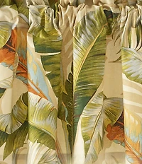 Tommy Bahama Palmiers Tropical Foliage Window Valance