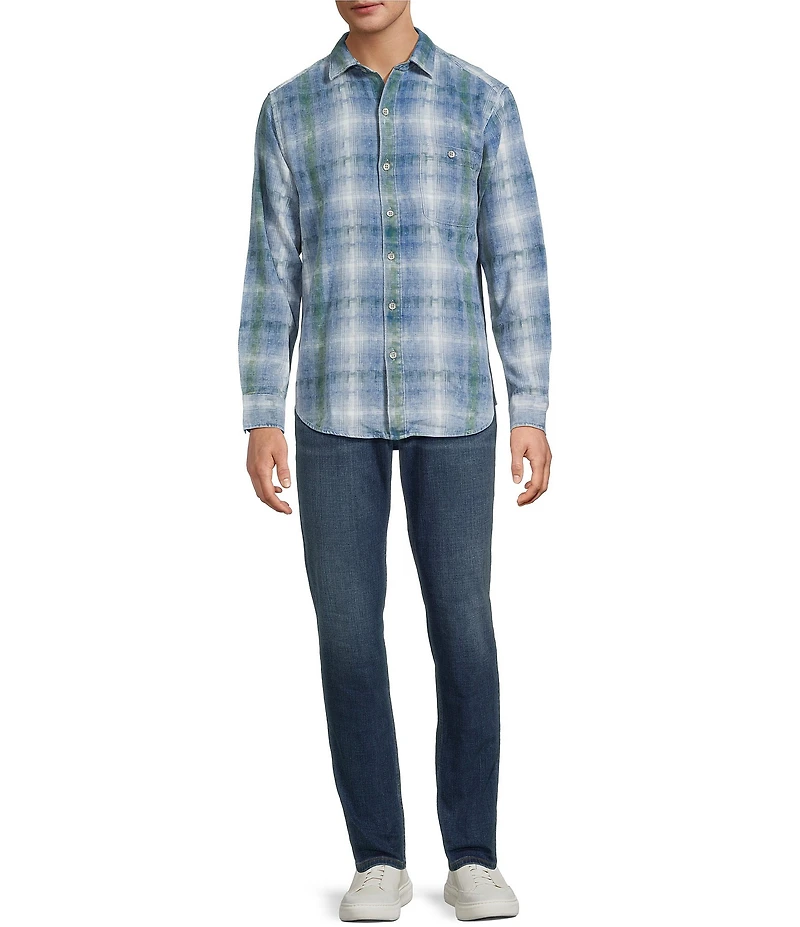 Tommy Bahama Palo Alto Plaid Long Sleeve Woven Shirt