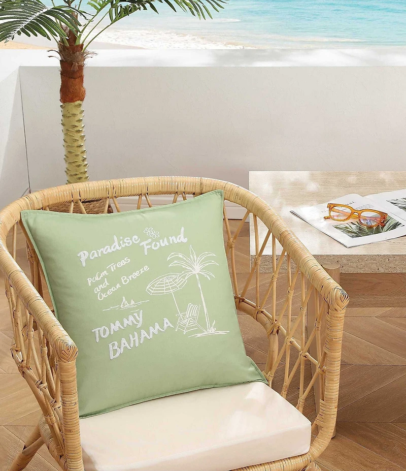 Tommy Bahama Paradise Found Decorative Square Pillow