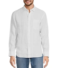 Tommy Bahama Paradisio Plaid Linen Long Sleeve Woven Shirt