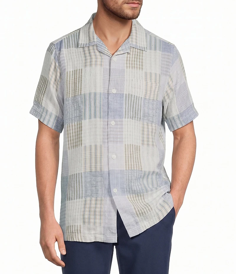 Tommy Bahama Patchwork Sands Short Sleeve Woven Shirt