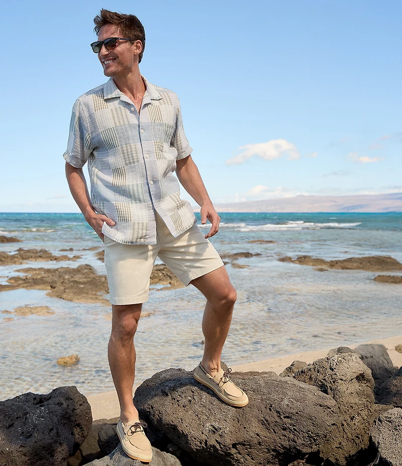 Tommy Bahama Patchwork Sands Short Sleeve Woven Shirt