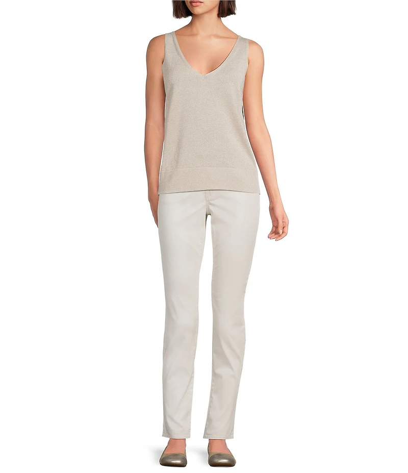 Tommy Bahama Pearl Coated High Rise Ankle Skinny Pants