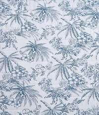Tommy Bahama Pen And Ink Palm Reversible Quilt Mini Set
