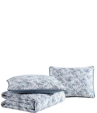 Tommy Bahama Pen And Ink Palm Reversible Quilt Mini Set