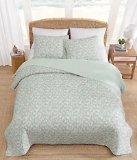 Tommy Bahama Pineapple Bloom Reversible Quilt Mini Set