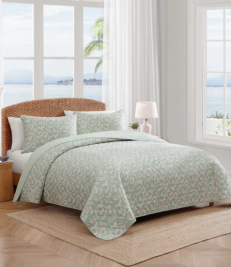 Tommy Bahama Pineapple Bloom Reversible Quilt Mini Set