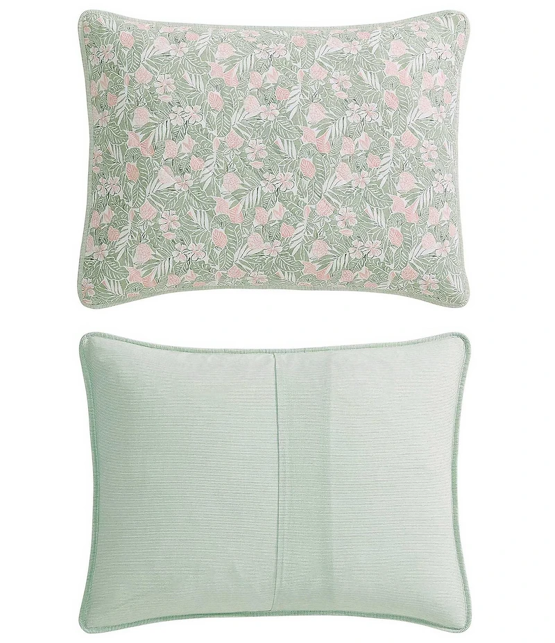 Tommy Bahama Pineapple Bloom Reversible Quilt Mini Set