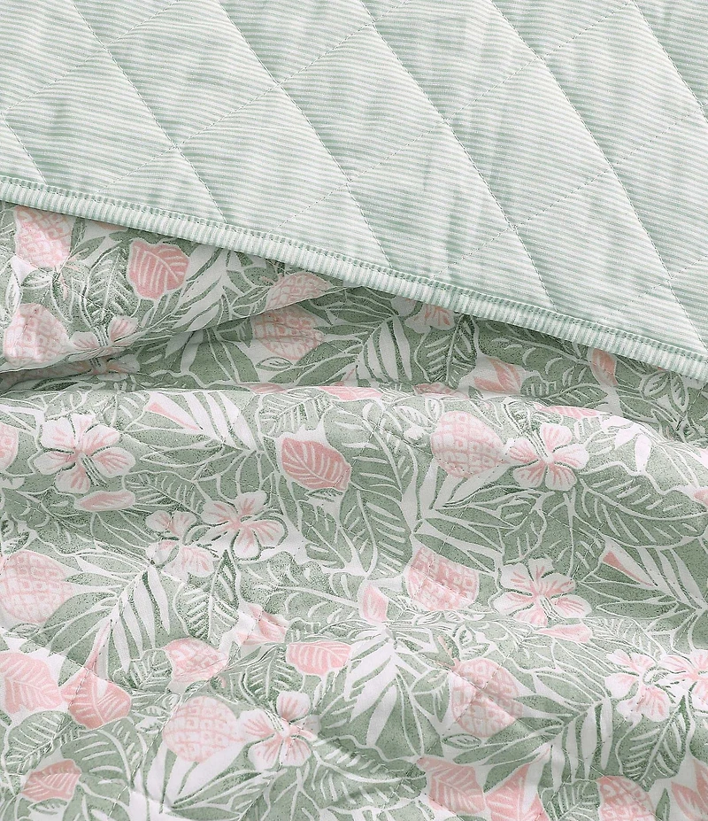 Tommy Bahama Pineapple Bloom Reversible Quilt Mini Set