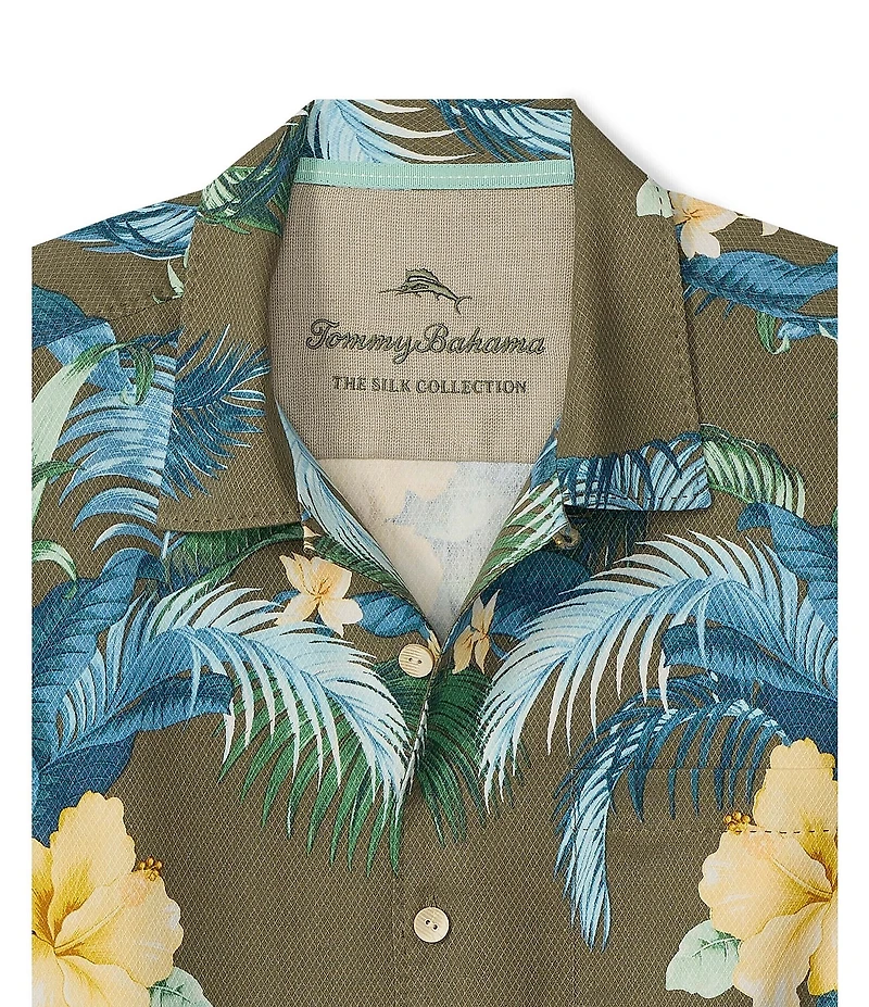 Tommy Bahama Pineapple Petals Short Sleeve Woven Camp Shirt