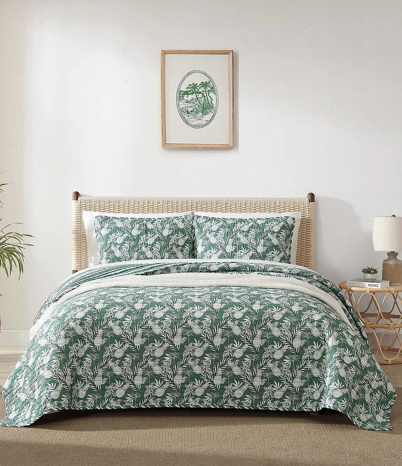 Tommy Bahama Pineapple Venture Cotton Reversible Quilt Mini Set