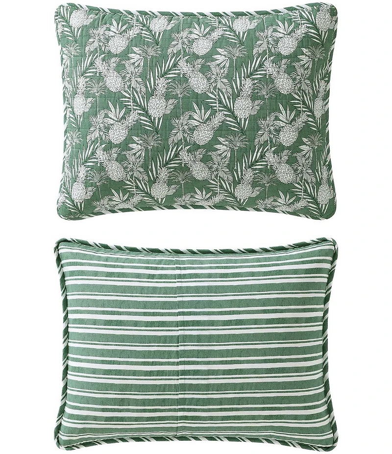 Tommy Bahama Pineapple Venture Cotton Reversible Quilt Mini Set