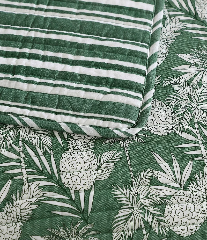 Tommy Bahama Pineapple Venture Cotton Reversible Quilt Mini Set