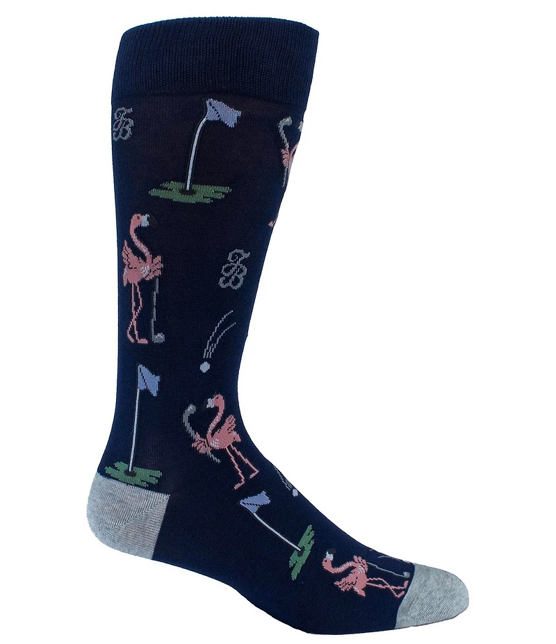 Tommy Bahama Pink Putters Socks