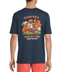 Tommy Bahama Plays Well With Otters Short Sleeve Pocket T-Shirt