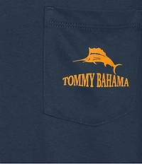 Tommy Bahama Plays Well With Otters Short Sleeve Pocket T-Shirt