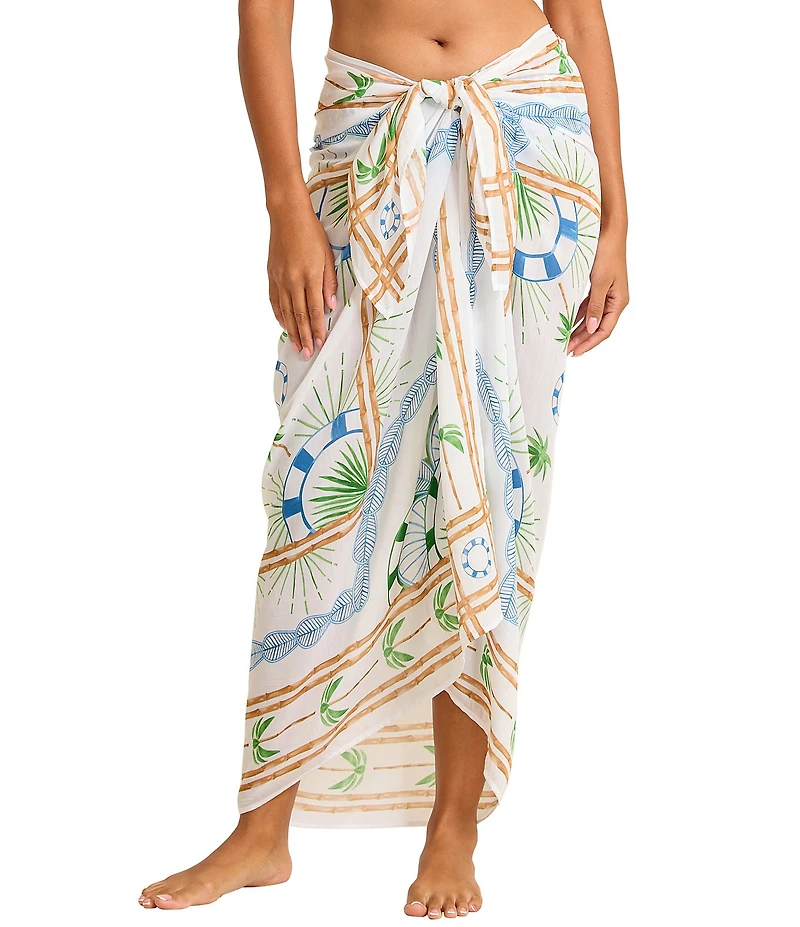 Tommy Bahama Poolside Palms Pareo Swim Cover-Up