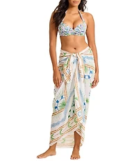 Tommy Bahama Poolside Palms Pareo Swim Cover-Up