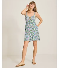 Tommy Bahama Poolside Palms Spa Dress Swim Cover-Up