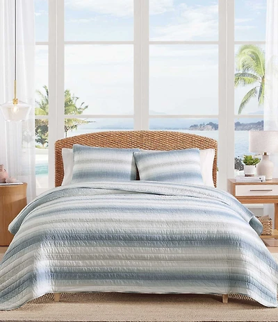 Tommy Bahama Prima Island Stripe Cotton Quilt Mini Set