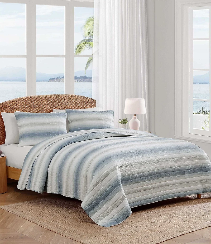 Tommy Bahama Prima Island Stripe Cotton Quilt Mini Set