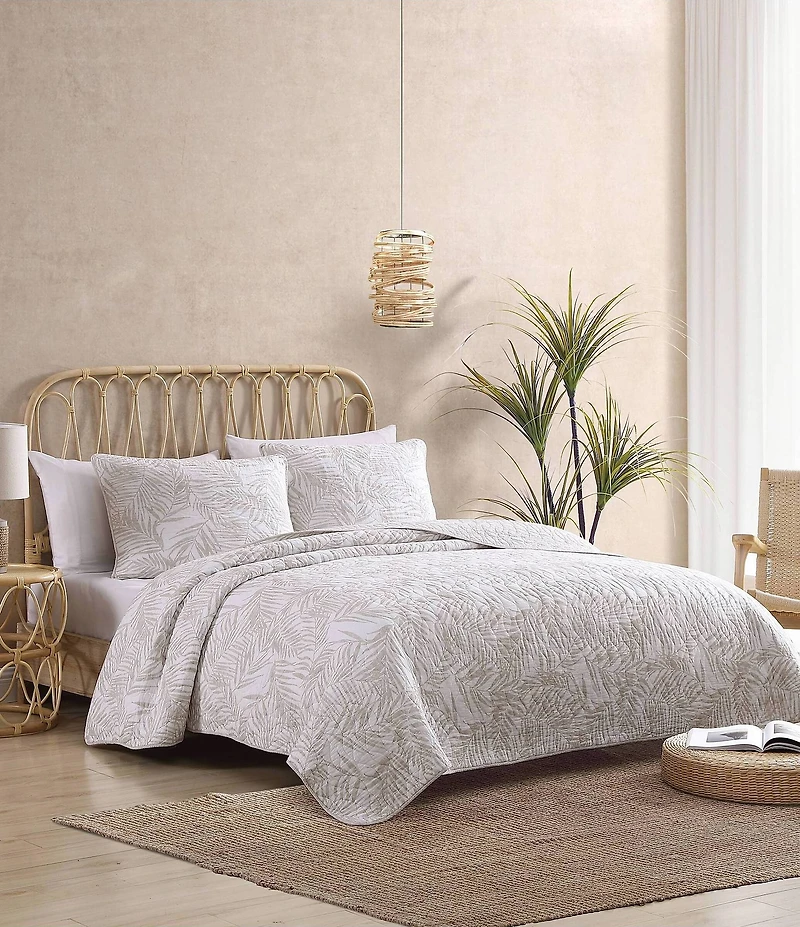 Tommy Bahama Printed Palmday Reversible Quilt Mini Set