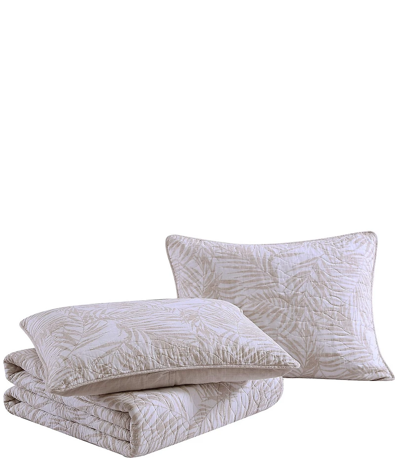 Tommy Bahama Printed Palmday Reversible Quilt Mini Set