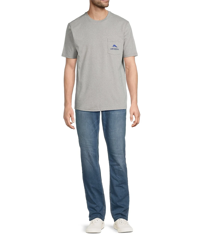 Tommy Bahama Pug Crawl Pocket Short Sleeve T-Shirt