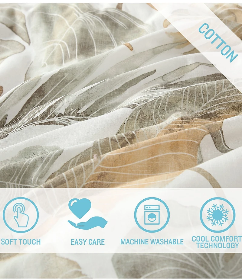 Tommy Bahama Raw Coast Cotton Reversible Duvet Cover Mini Set