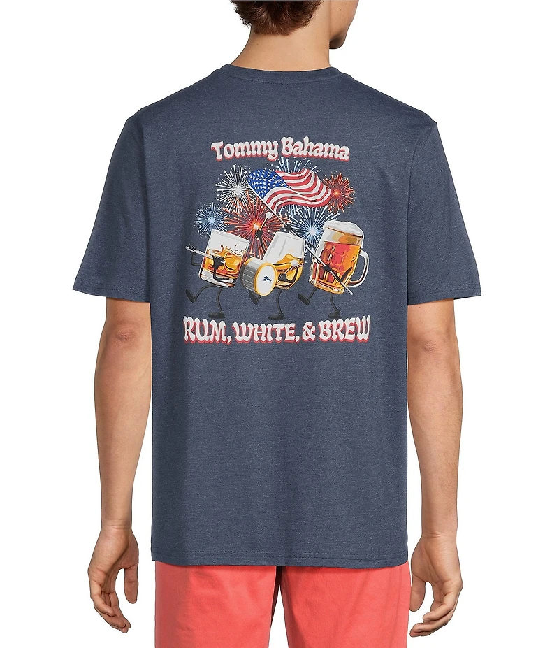 Tommy Bahama Rum White And Brew Short Sleeve T-Shirt