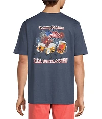 Tommy Bahama Rum White And Brew Short Sleeve T-Shirt