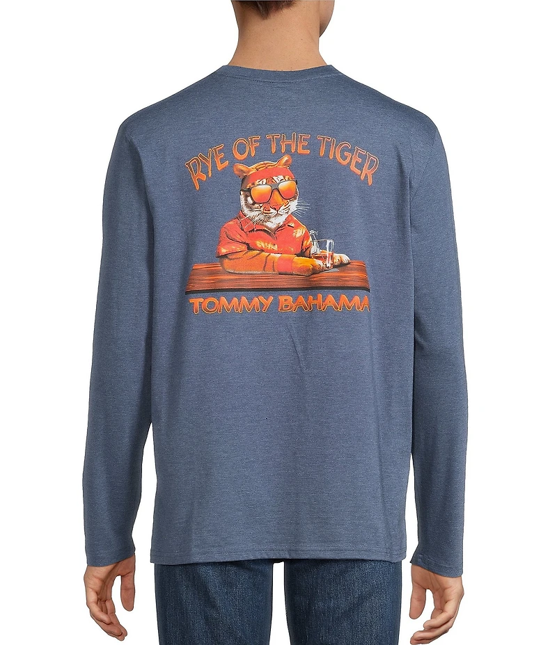 Tommy Bahama Rye Of The Tiger Graphic Long Sleeve T-Shirt