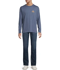 Tommy Bahama Rye Of The Tiger Graphic Long Sleeve T-Shirt