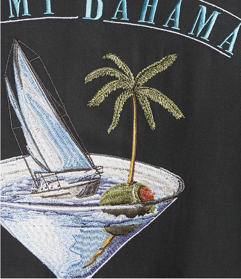 Tommy Bahama Sailor's Swirl Short Sleeve Woven Camp Shirt