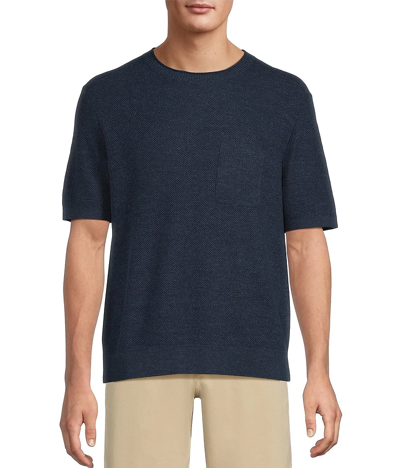 Tommy Bahama Salthill Pocket Crew Short Sleeve Sweater