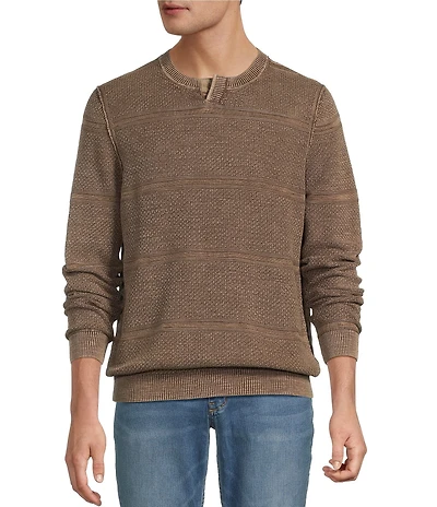 Tommy Bahama Saltwater Textured Abaco Crewneck Pullover