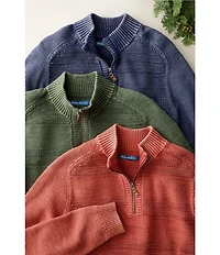 Tommy Bahama Saltwater Textured Half-Zip Pullover