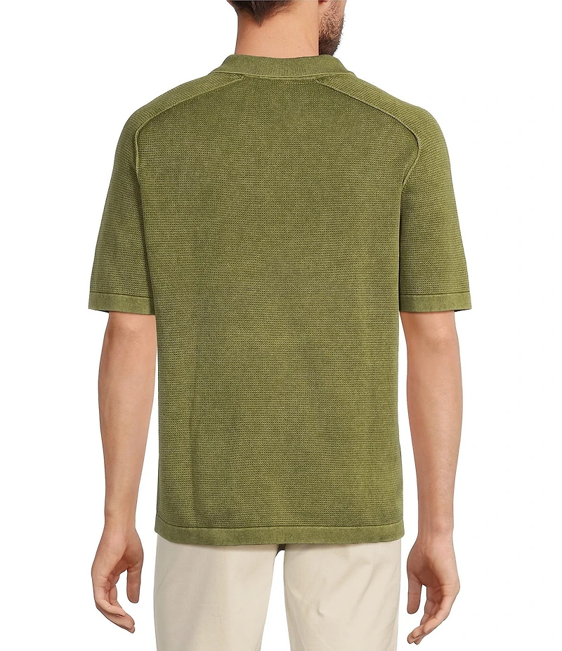 Tommy Bahama Saltwater V-Neck Short Sleeve Polo Shirt