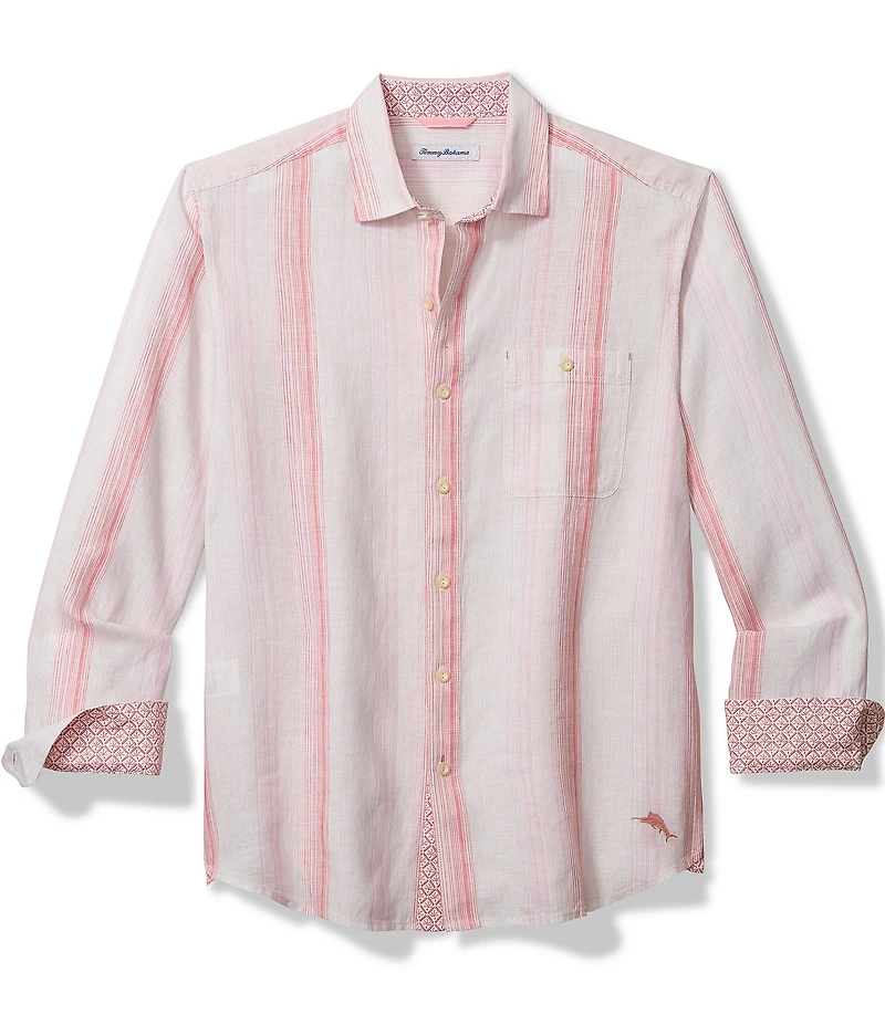 Tommy Bahama San Lucas Stripe Long Sleeve Woven Shirt
