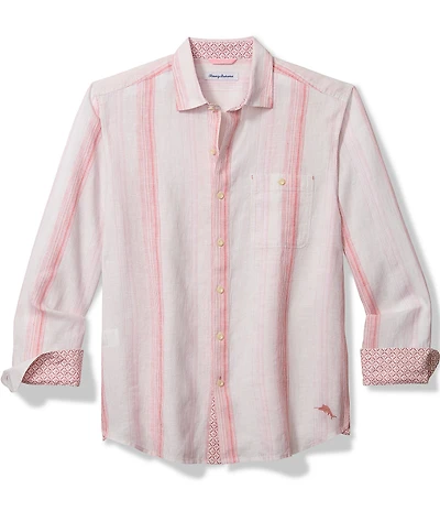 Tommy Bahama San Lucas Stripe Long Sleeve Woven Shirt
