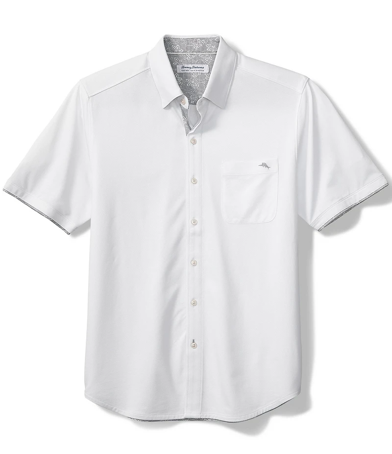 Tommy Bahama San Lucio Lotus Happy Hour Short Sleeve Woven Shirt