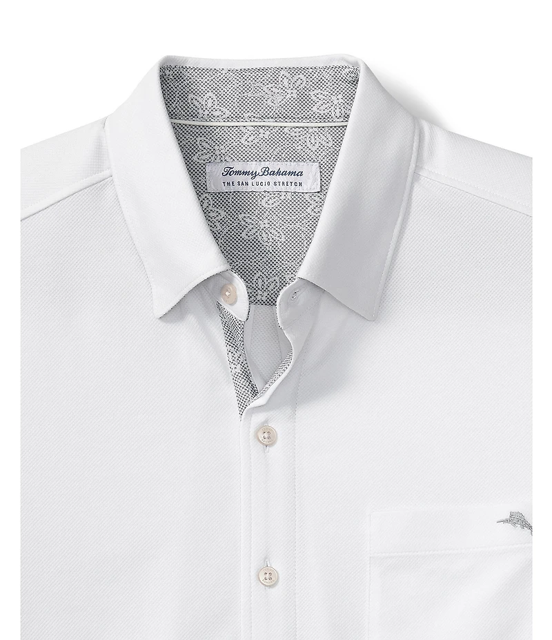 Tommy Bahama San Lucio Lotus Happy Hour Short Sleeve Woven Shirt